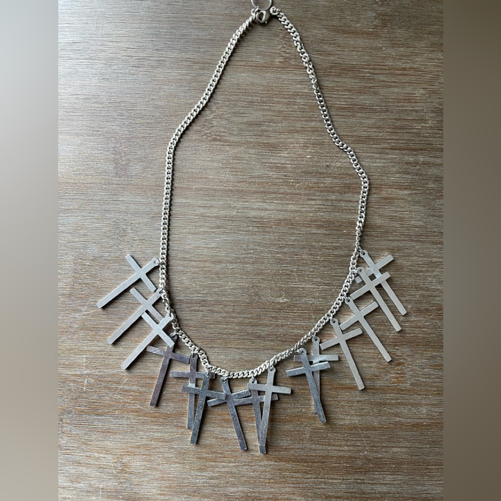 Silver Cross Necklace